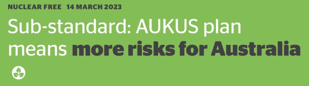 Sub-standard: AUKUS plan means more risks for Australia